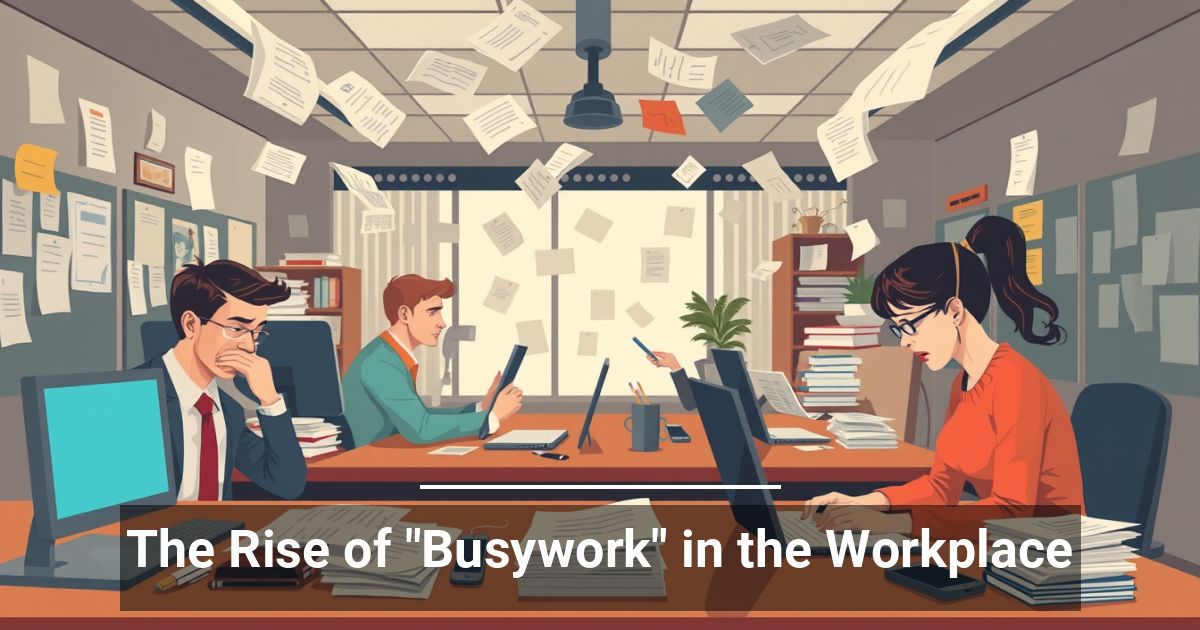 The Rise of “Busywork” in the Workplace